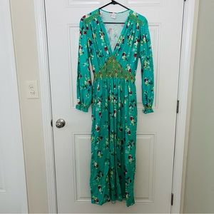 Loretta Caponi Anna Dress Size M NEW